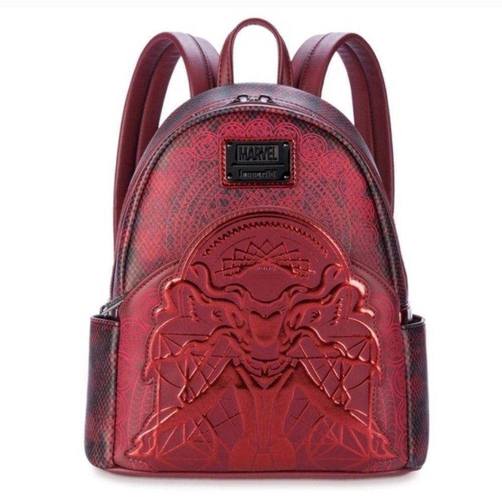Disney Parks Loungefly Mini Backpack - Marvel Scarlet Witch Snakeskin Pattern